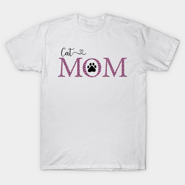 Cat mom pink T-Shirt by Anines Atelier